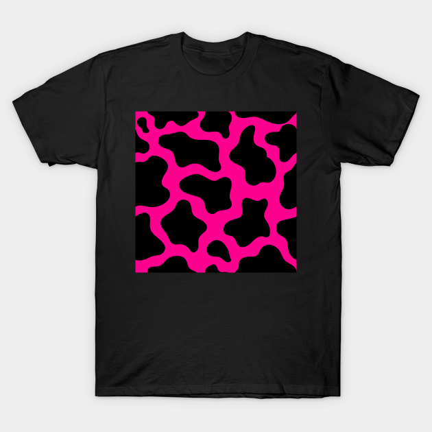 halloween hot pink cow print Halloween Hot Pink Cow Print TShirt